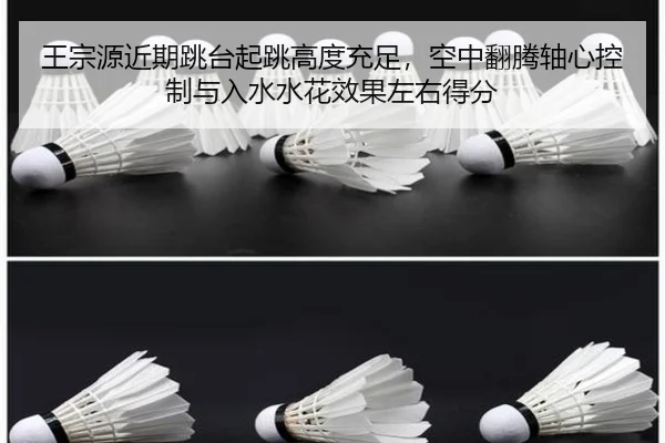 王宗源近期跳台起跳高度充足，空中翻腾轴心控制与入水水花效果左右得分